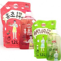 BKG코스트베이킹소다 흰옷누런때 장판찌든때홍초 애경 주방세제 트리오 주방세제 베이킹소다먹는 중탄산나트륨 과탄산나트륨 과탄산소다수, 트리오 홍초담은 주방세제 용기700ml