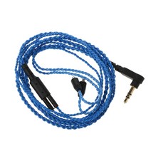 SHURE SE215 SE315 SE535 SE846 이어폰을위한 환경 MMCX 와이어 케이블, 푸른