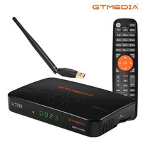 위성TV 위성 수신기 위성박스 디지털 카드 위성 수신기 미디어 로 업그레이드 수신기 디코더 셋톱 박스, v7 프로 와이파이, 오 플러그