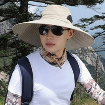 등산 낚시 캠핑 자외선 차단 썬캡 군인 썬캡, 머리 둘레 56-61 [조절 가능] 싱글 캡