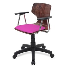 체어포커스 하이팩 인조가죽 회전 의자 CF-503, 핑크