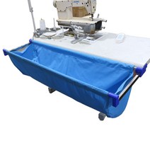 공업용미싱 오버록미싱 산업용 봉제 기관차 포켓 헝겊 버킷 산업용 재봉틀 버킷 헝겊 포켓 라이트 스탠드가있는 새로운 개폐식 헝겊 버킷, 1미터 별도의 천 주머니(고급 신식)