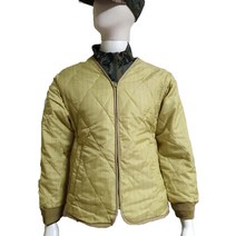 오리지날 군대 군용깔깔이 겨자색 노랑 군인 내피 밀리터리 레트로 패딩 점퍼 상의