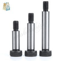 M5 M6 M8 M10 직경 = 6 8 10 12mm 등급 12.9 강철 육각 육각 소켓 캡 헤드 숄더 롤러 베어링 나사 볼트 고, 12 35mm, 01 M10 shoulder dia12mm