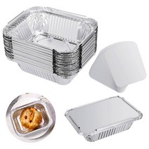 25개 알루미늄 일회용 호일 은박도시락