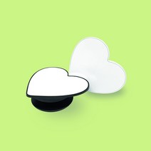 쿠닌 스마트폰 거치대 스마트톡 그립톡제작, 1개, 원형유광