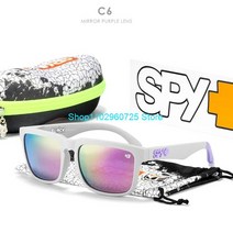 스키고글 눈보호 스키모 SPY KEN BLOCK HELM43 S174 편광 사각 선글라스 반사 미러 스포츠 사이클링 여행 운전 안경 UV400 고글 신제품, 8.55 8