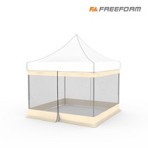 프리폼 캐노피천막 2X2 풀세트 야외 실내 행사용 텐트 포장마차 테라스 바람막이 그늘막 옥상, B일체풀 2X2 형그린, 1개
