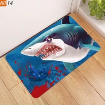 런닝머신매트 소음방지 홈짐 방음 매트 실내자전거 층간 Home Funny Shark Floor Mat 침실 복도 카펫 미끄, 06 Style L_04 150cm by 100cm