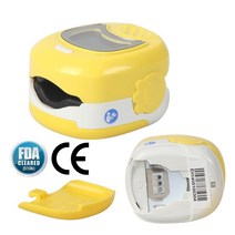 태아심장소리 심음기 태교음악 심장박동 모니터 CE CMS50QA 어린이 LCD 손가락 끝 맥박 산소 농도계 유아, 04 3PCS