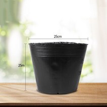 JINGHENG 화분 소프트 포트 화훼 분재 재배용 농장 묘목 자루 봉지 모종 육묘 육종, 25x25 100개