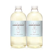 에코블랑 유아세제 무향 1L, 2개, 1000ml