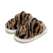 얼룩무늬 호피 표범 털슬리퍼