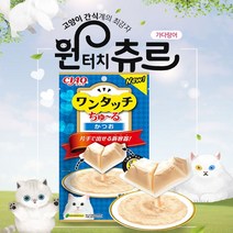챠오츄르 원터치츄르 가다랑어 13g x 4p, 3개