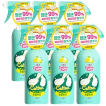 온더바디 코튼풋 발을씻자 풋샴푸 레몬민트 385ml / 세상편한 발씻기 발샴푸, 6개입