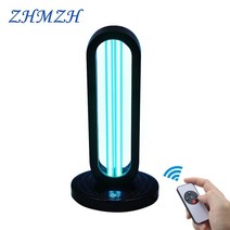 반려견 UV살균기 가정용 원격 제어 자외선 램프 소독 빛 높 오존 램프, 38w, 110v, 높은 오존