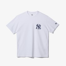 [국내정식매장] 뉴에라 티셔츠 MLB 로고 셋업 뉴욕 양키스 화이트 13546442