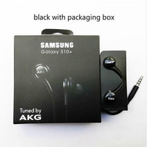 samsung 이어폰 eo ig955 3.5mm 인이어마이크 포함 유선 akg 헤드셋 samsung galaxy s10 s9 s8 s7 s6 huawei xiaomi 스마트폰, s10 블랙 이어폰