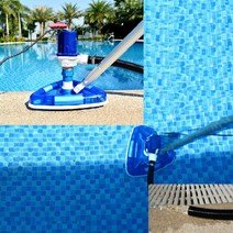 수영장 소형 목욕탕 풀장 오물 흡입기 청소기 피쉬풀 스파풀 세척기 수중 호수10m 연결, 단품