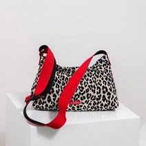 [소마치 자체제작] 롱보스 아이보리 호피 가방 레오파드 크로스백