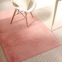 [천삼백케이] [홈앳] 스노우 밍크 극세사 러그 (핑크) L 170x230cm