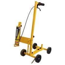 운동장 주차선 도로 트랙 테니스 라인기 선 그리기, D형 4륜 마킹카