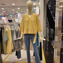 씨씨콜렉트 NC12 훌크롭 블라우스 C212MSC731
