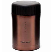 키친아트 스텐 골드메탈 보온 도시락 죽통, 01.골드메탈 430ml, 1개