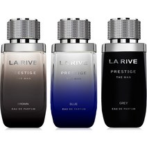 [1+1] 라리브 프레스티지 남성 오드퍼퓸(EDP) 3종 (블루 그레이 브라운) 75ml, 선택-1_프레스티지 블루 75ml, 선택-2_프레스티지 브라운 75ml