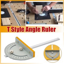 팍스테이블쏘DIY Woodworking Machines Mini Table Saw Circular Miter Gauge T-Style Angle Ruler With 18, 한개옵션0