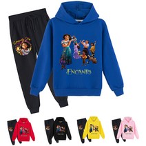 엔칸토 마법의 세계 Encanto 캐릭터 아동복 후드티+바지 남여공용 9색 옷세트 굿즈 도안B