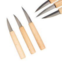 조각도 우드카빙 조각끌 목선반 조각기 목공칼 목각 다가네 정밀공예용 MADE IN KOREA 최상급 K460 특수합금강 K형 카빙나이프 3PCS 1SET