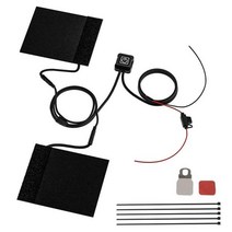 오토바이 열선그립 오토바이 열선 최신 1pcs 가열 usb 전기 핫 이동식 핸들 자전거 따뜻한 핸들 바 크로스 모터 x0m7, 검은색