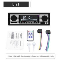 블루투스리시버 카오디오mp3플레이어 카플레이 자동차 3 플레이어 라디오 블루투스 호환 핸즈프리 통화 디스크 카드 라디오 원격 제어, 실버 블랙