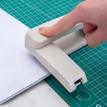 DELI 델리 중철제본 스테이플러 360도 회전 호치케스, 화이트(E0434)