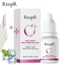 치아미백기계 RtopR 치아 클렌징 미백 무스 얼룩 제거 구강 위생 치약 60ml, 10ml, 02 10ml