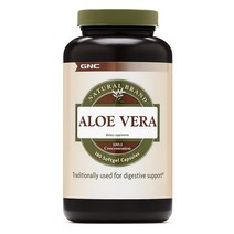 GNC 알로에 베라 젤 180정 (소프트젤) Natural Brand Aloe Vera Gel 180SGcaps, 1개