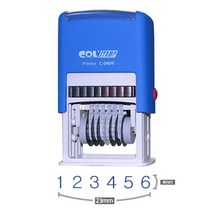 MDF5801 넘버링6단 잉크내장형고무인 C-0409 (넘버링6단/잉크내장형고무인/C0409/스탬프도장)
