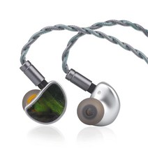 KiiBoom Allure HiFi 베릴륨 도금 다이어프램 다이내믹 드라이버 인이어 이어폰 IEM 알루미늄 하우징 오디오 애호가 뮤지션 DJ 스테이지용 탈착식 4 코어 7N OCC