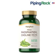 미국 Pipng Rock 포스파티딜 콜린 Phosphatidyl Choline 840 mg (per serving) 180소프트젤