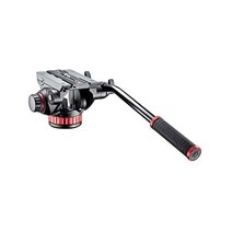 플랫 베이스와 고정 레버가 있는 Manfrotto 비디오 헤드 컴팩트 비디오 카메라 및 DSLR 카메라용 비디오 헤드 촬영 동영상 촬영 콘텐츠 제작 블로그 라이브 스트리, MVH502AH Manfrotto _Video Syst