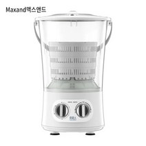 맥스앤드 1인용 투명 미니 세탁기 10분 쾌속세탁, 투명 화이트