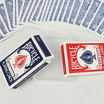 바이시클 정품 마술카드 1+1 USPCC 808버전 카드케이스 증정, 블루레드 1+1