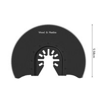 멀티커터날 반원형 88mm 3시까지 당일발송 목재 석재 플라스틱 만능 컷터날 캇타날 컷팅 톱날 진동 블레이드, 목재용 반원형 88mm