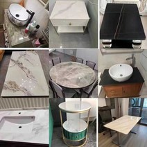 인조대리석상판 원룸 가공 사무실 업소용 슬래브 1000, 원형 80cm