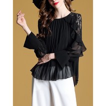 유숀 세린레이스블라우스