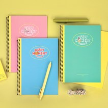 카카오프렌즈 2022 KF 해피모먼트 A5 스프링노트, 무지