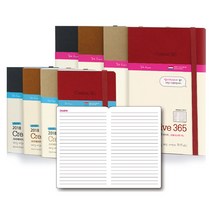 디루소 양지사 크리에이티브365 빈티지 라인드 노트 S, 블랙, 1개