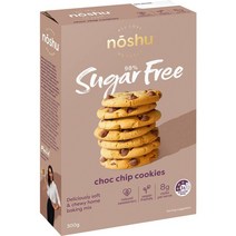 노슈 무설탕 초코 칩 베이크 믹스 300g Noshu Sugar Free Choc Chip Bake Mix, 1팩