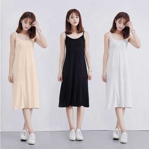[1+1] 부들부들 스판 소프트 미디움 원피스 3color